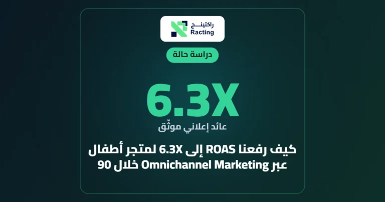 كيف رفعنا ROAS إلى 6.3X لمتجر أطفال عبر Omnichannel Marketing خلال 90 يوماً